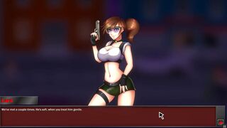 Lewd Apocalypse [Parody Hentai game] Ep.2 Claire Redfield lookalike is biting N.E.M.E.S.I.S monster cock by accident