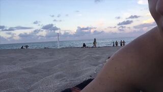 Jillian Goes To The Beach (In A Tiny Gold Bikini)