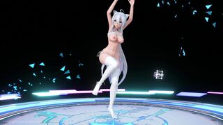 【MMD R-18 SEX DANCE】HAKU CAT HOT LINGERIE PERFECT TASTY MARINE DREAMIN [BY] Orion DobleDosis