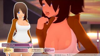 HotGlue [PornPlay Hentai Game] Ep.1 Lesbian hot sex before going into candy kingdom
