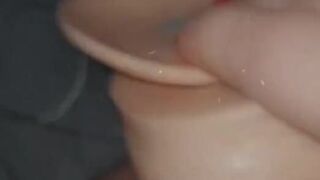 Hairy bbw pussy gets fucked by 8 inch dildo - DM for Only fans