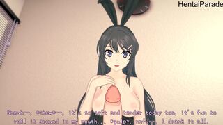 Fucking Cosplayed Mai Sakurajima Bunny Girl-Senpai [Hentai 3D]