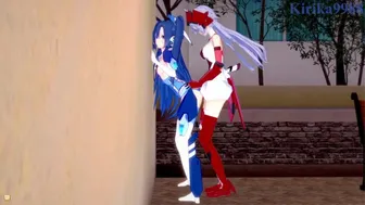 Chris porn video – Tsubasa Kazanari And Chris Yukine Have Intense Futanari Sex - Symphogear Hentai