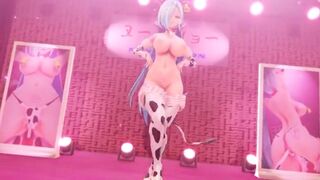 mmd r18 Cow Cosplay Yamato Ori-chan's every day! 3d hentai nsfw ntr