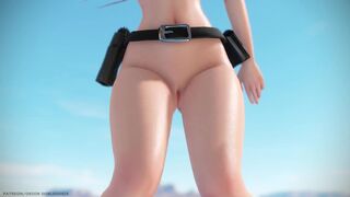 【MMD R-18 SEX DANCE】HAKU HOT POLICE HOT PERFECT ASS SWEET HOT ASS SNAPPING [BY] Orion DobleDosis