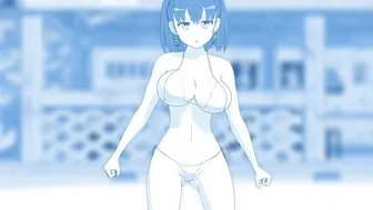 Tawawa MMD r18 Ai Chan De Booo Monochromatic 3d Hentai