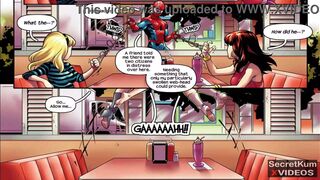 Spider-Man - Our Valentine - Marvel superhero Threesome