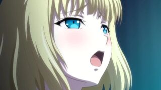 Anime Hentai Busty blond can't stop Masturbating