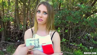 Public Pickups - Blonde Rides Dick In Public Park