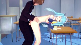 Azur lane: Neptune sex with beautiful girl (3D Hentai)