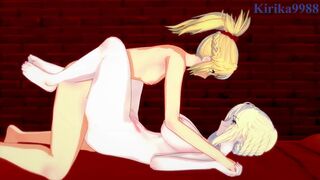 Artoria Pendragon Alter (Saber) and Mordred have intense futanari sex - Fate/Grand Order Hentai