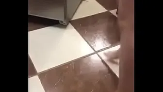Russian blonde dancing naked