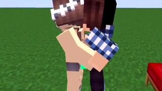 Sex a Girl in Minecraft Animation
