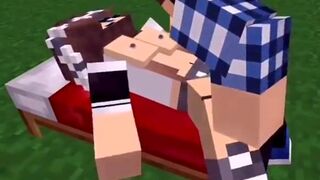 Sex a Girl in Minecraft Animation