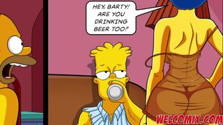 Football and beer (Part 01) - The Simptoons