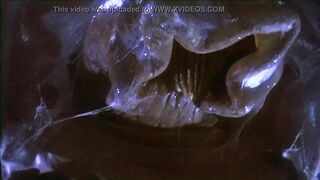 Galaxy Of Terror Worm Sex Scene 16A: It lifted her hips up high for its deeper penetration!