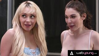 Lily Lou And Her Besties Experiment Masturbation And Lesbian Sex While In Detention