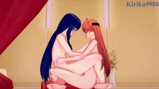 Sylphiel Nels Lahda and Lina Inverse have intense futanari sex in the bedroom. - Slayers Hentai