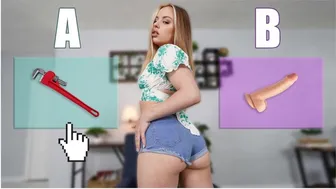 Bang Bros - SEX SELECTOR - Anna Claire Clouds Needs You To Unclog Her Pipes, How Will You Proceed?