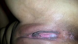 my black friend films how creampied my pussy and show it to my cuckold husband in whatsapp