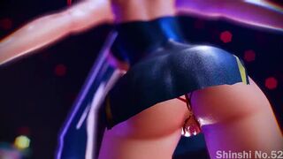 【MMD R-18 SEX DANCE】hot perfect ass sweet intense pleasure lap dance [CREDIT BY] Shinshi_No.52