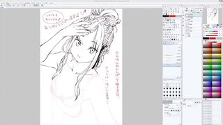 Drawing Anime Girl