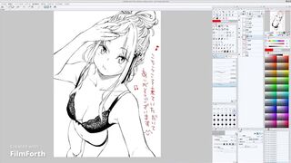 Drawing Anime Girl
