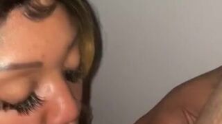 Only fans model gives blowjob gorgeously