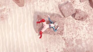 3D Futanari - SuperWoman and Wonder Woman Fucking - Animated Sex