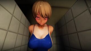 Short Hair Odoriko-Chan Mushikan Conceived Swimsuit Copulation part 1 3d hentai animation