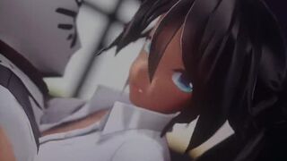 Virgin Girl Miku-chan - Schoolgirl Cosplay NTR Edition - 3D