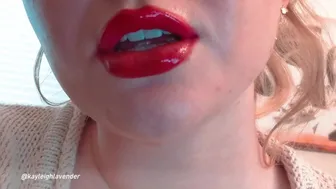 ASMR Mouth Close Up Blowjob Fantasy - Telling You To Cum in My Mouth & Swallow