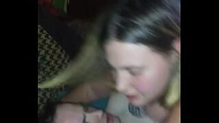 Wife humiliates cuckold while ridding dick part 3