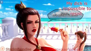Being in Chastity for Princess Azula \Femdom Futa hentai oral & anal JOI/