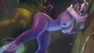 Yrel Reverse Cowgirl and Fucked from Behind (World of Warcraft Parody)
