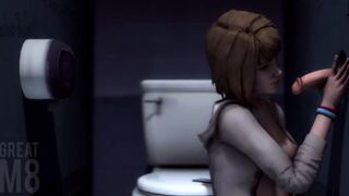 Max meets a cock in the glory hole - Life is Strange