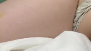 Blanket Humping | Rubbing pussy in panties with a blanket while my parents are in the next room