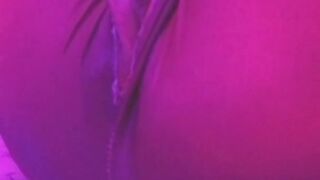 Teen girl playing and masturbs with pink huge dildo in 002 suit cosplayer anime pussy close up Led