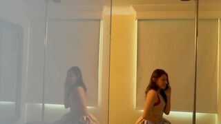 She receives a hot call and the hotel maid records it part 1