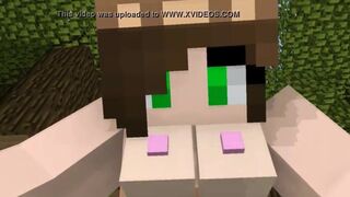 Porno animation (Minecraft sex Zombie and Girl)by DOLLX
