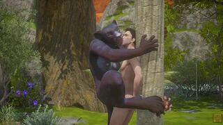 Black Panther Mating with Teen Guy / Wild Life