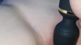 Ruined orgasm for 18yo| watch her pussy quivering |female ruined orgasm vibrator