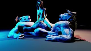 double anal Furry monsters very hot sex