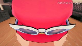 Fucking Horny Trainer Serena from Pokemon Until Creampie - Anime Hentai