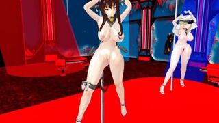 mmd r18 sexy sex officer erotic dance best partner with cold beer 3d hentai