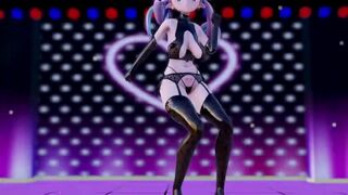 0085 -【R18-MMD】Hololive Auqa + Pekola - kuroneko - ELECT