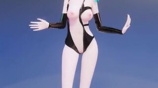 0083 -【R18-MMD】Genshin Impact 原神 Eula 优菈 - Shake it