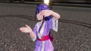 0143 -【R18-MMD】Genshin Impact 原神 Raiden Shogun 雷电将军 - 笑纳