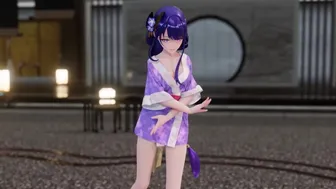 0143 -【R18-MMD】Genshin Impact 原神 Raiden Shogun 雷电将军 - 笑纳