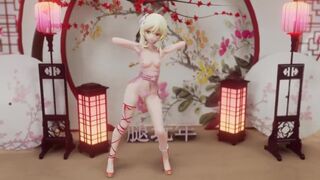 0185 -【R18-MMD】Genshin Impact 原神 Lumine 荧